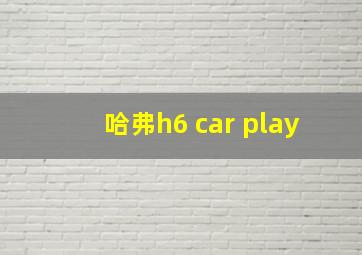 哈弗h6 car play